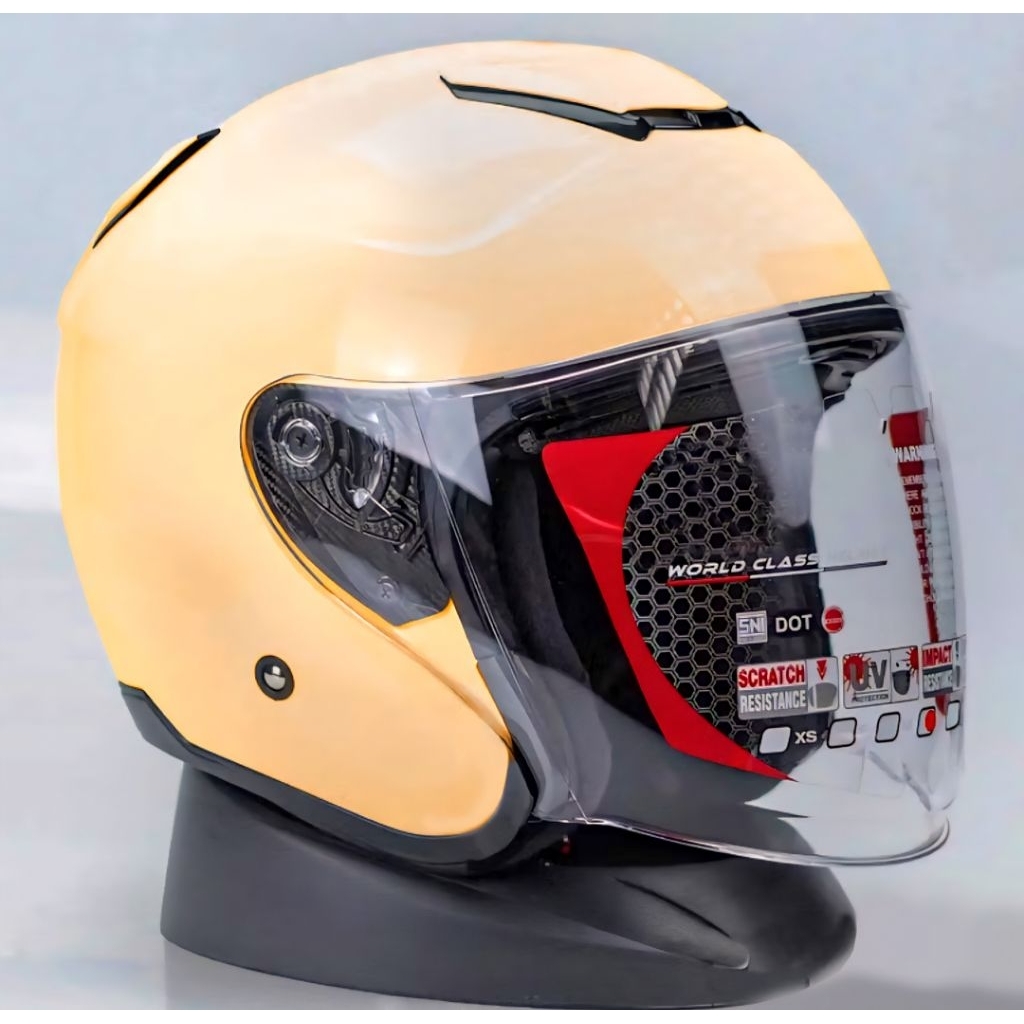 helm half face kyoto dewasa cewek cowok SNI helm promo