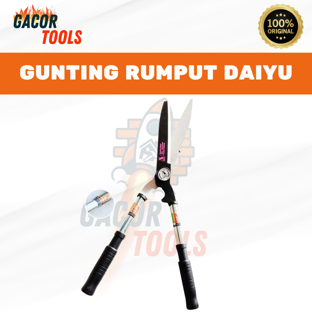 Gunting Rumput / Gunting Pagar / Gunting Besi / Gunting tanaman kebun Stainless Steel DAIYU