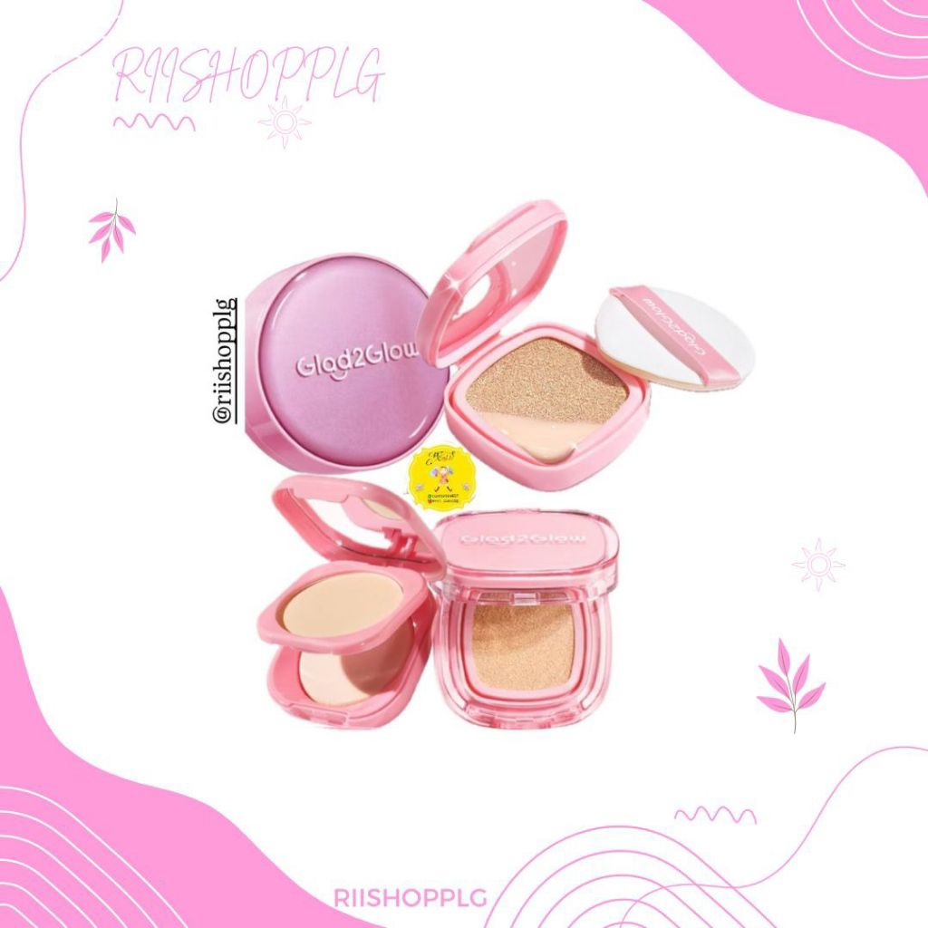 Riishopplg - Cushion Glad2Glow | Reffil Cushion Glad2Glow | Cushion 2in Glad2Glow |  Perfect Blurrin