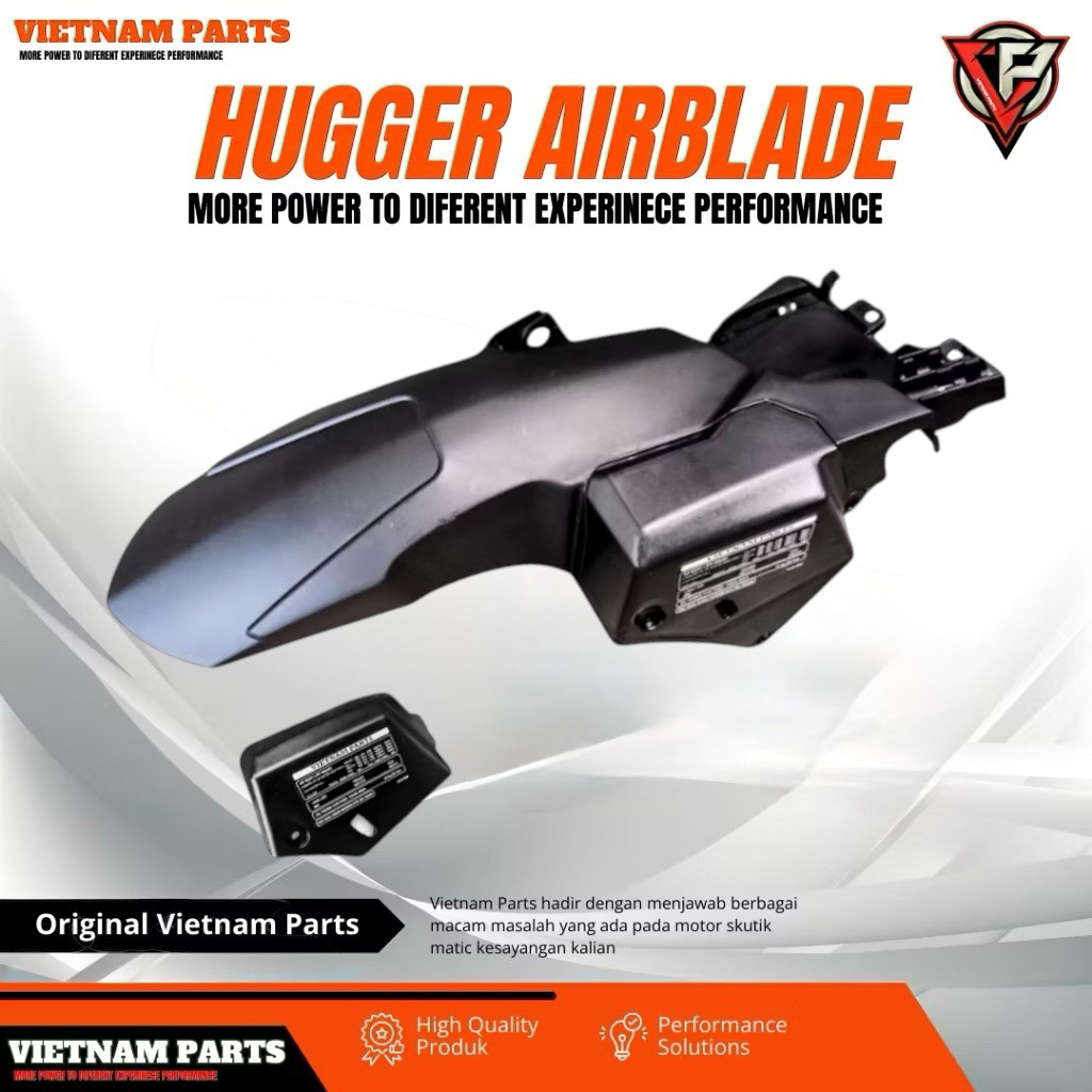 HUGGER AIRBLADE SPAKBOR KOLONG VARIO 125/150 AIRBLADE HUGGER AIRBLADE VARIO 125 VARIO 150 LED