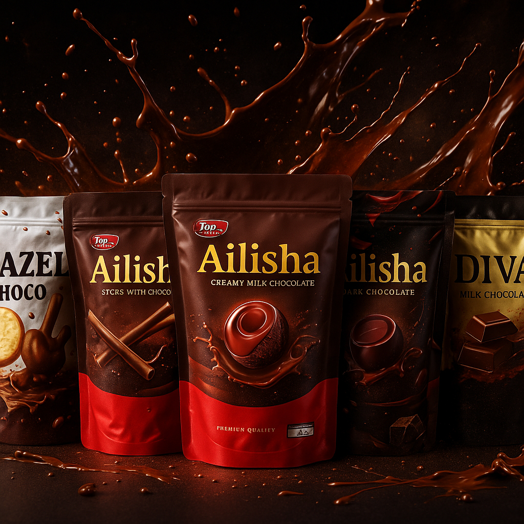 

MR. SIF & Ailisha Aneka Coklat Kemasan Pouch (66 gram - 200 gram)