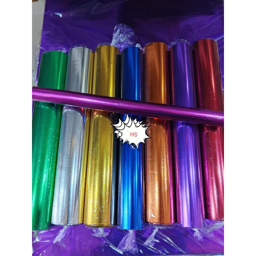 

50 lembar Kertas Metalik / Kertas Kado