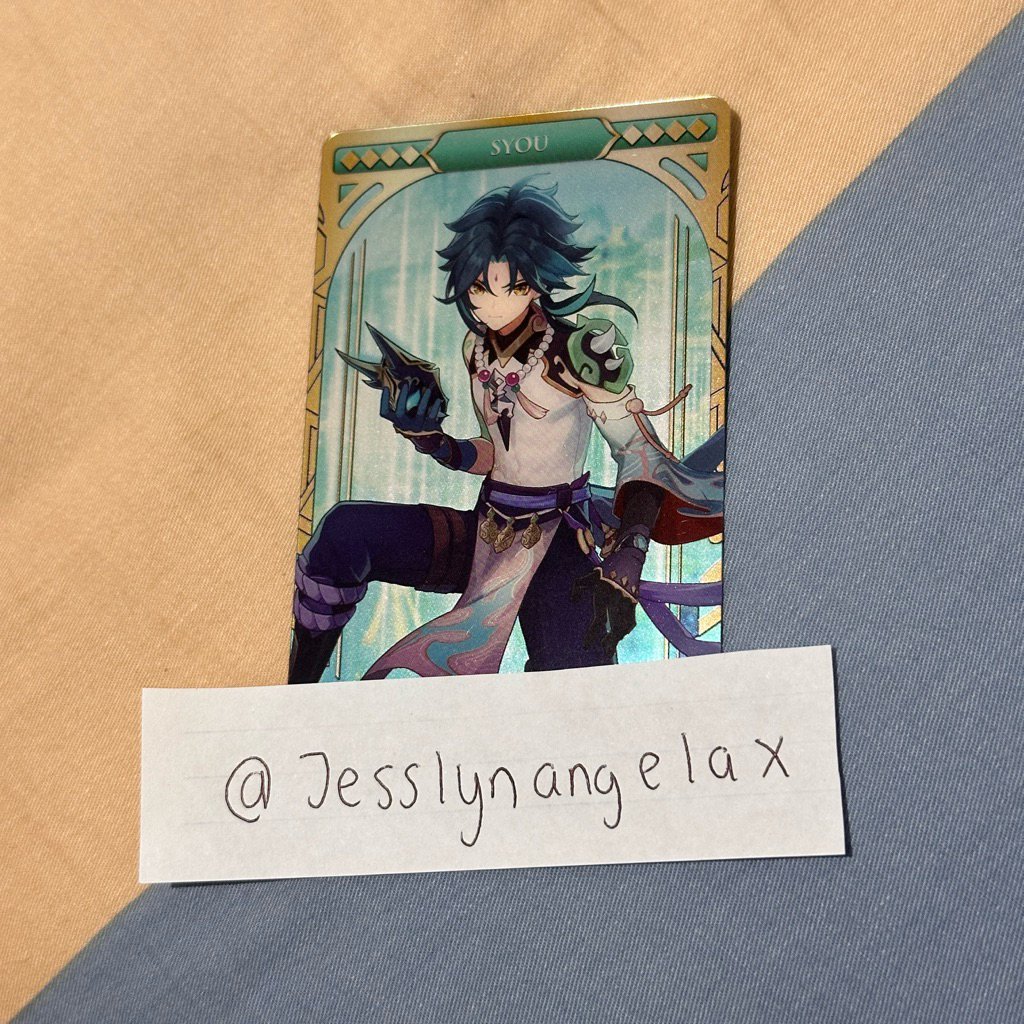 (OFFICIAL) Xiao Metal Cards - Genshin Impact