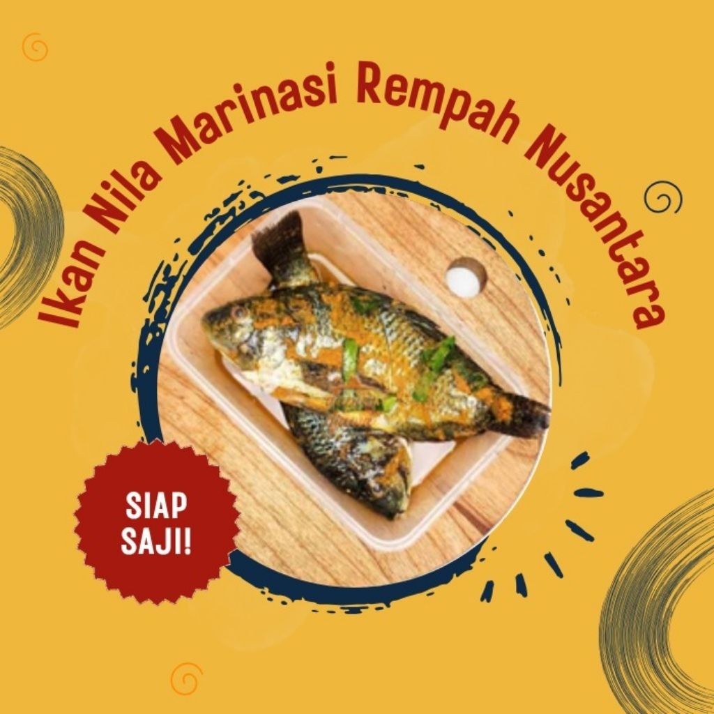 

Ikan Nila Marinasi Rempah Nusantara - ukuran Sedang