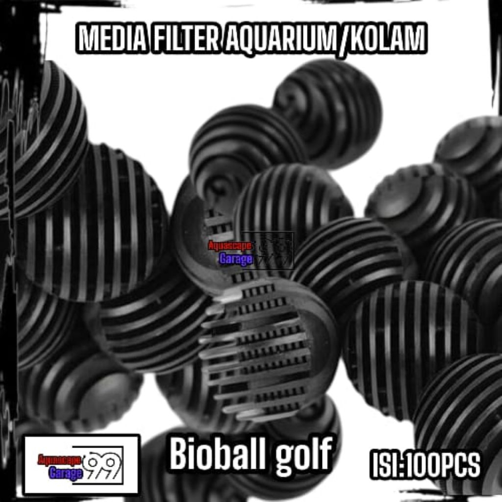 Bioball isi 100 pcs / biobal / bioball/media filter / media filter koi / media filter aquarium / fil
