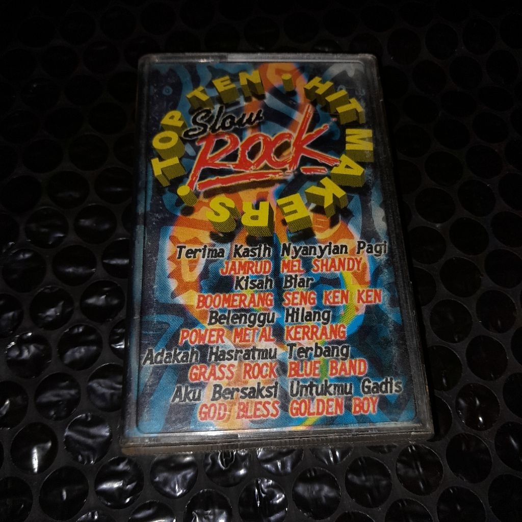 kaset top ten hit mackers slow rock (god bles,grass rock,golden boy,boomerang)