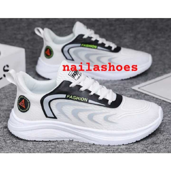 Sepatu putih pria dewasa keren sneaker olahraga casual sport