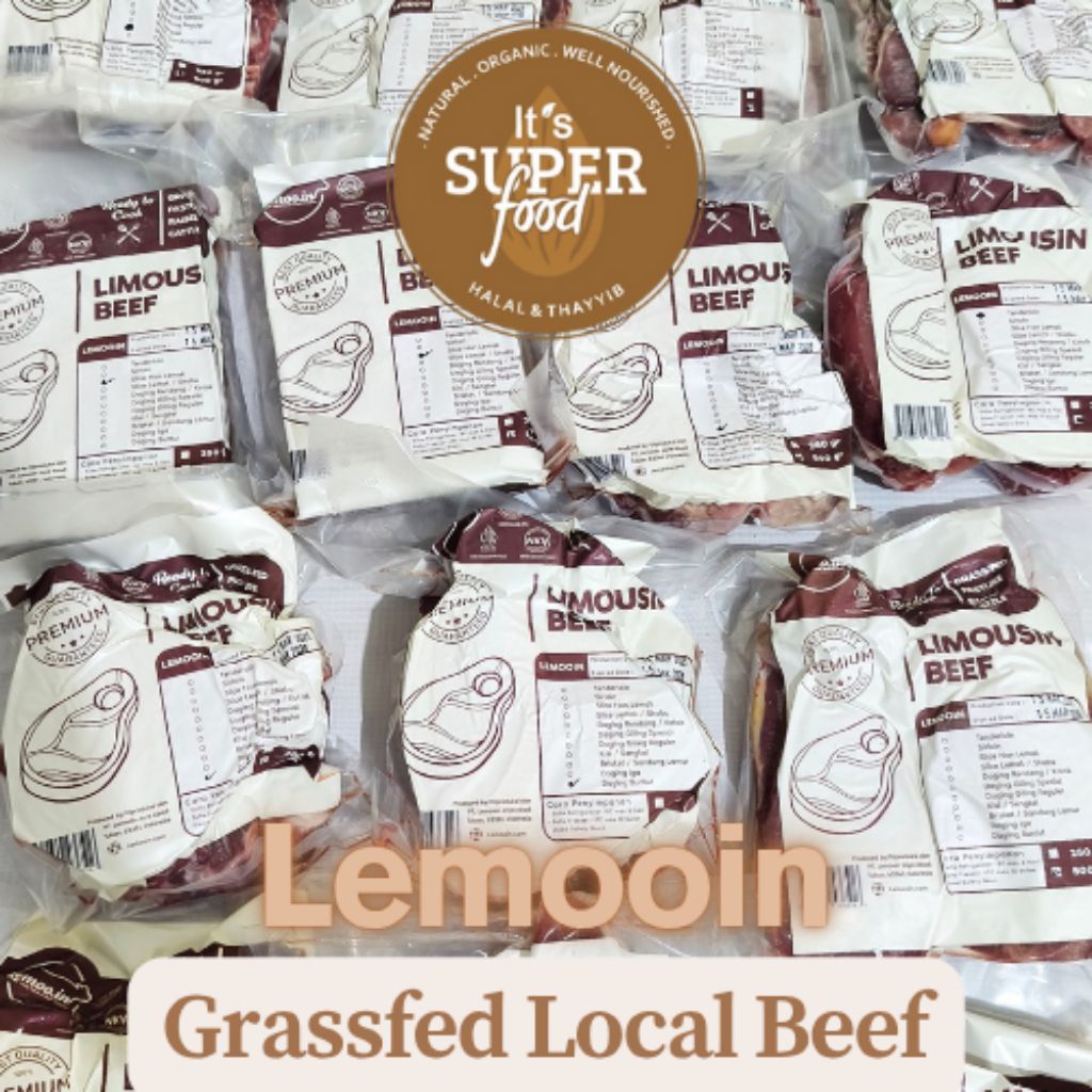

Daging Sapi Grassfed Lemooin | Pengelolaan Organik | Premium | Grassfed | Daging Lokal | Local Beef | Bakso Gluten Free | Bakso Lemooin | Bakso Urat | Bakso Ayam Seleramu | Bakso Ayam Premium