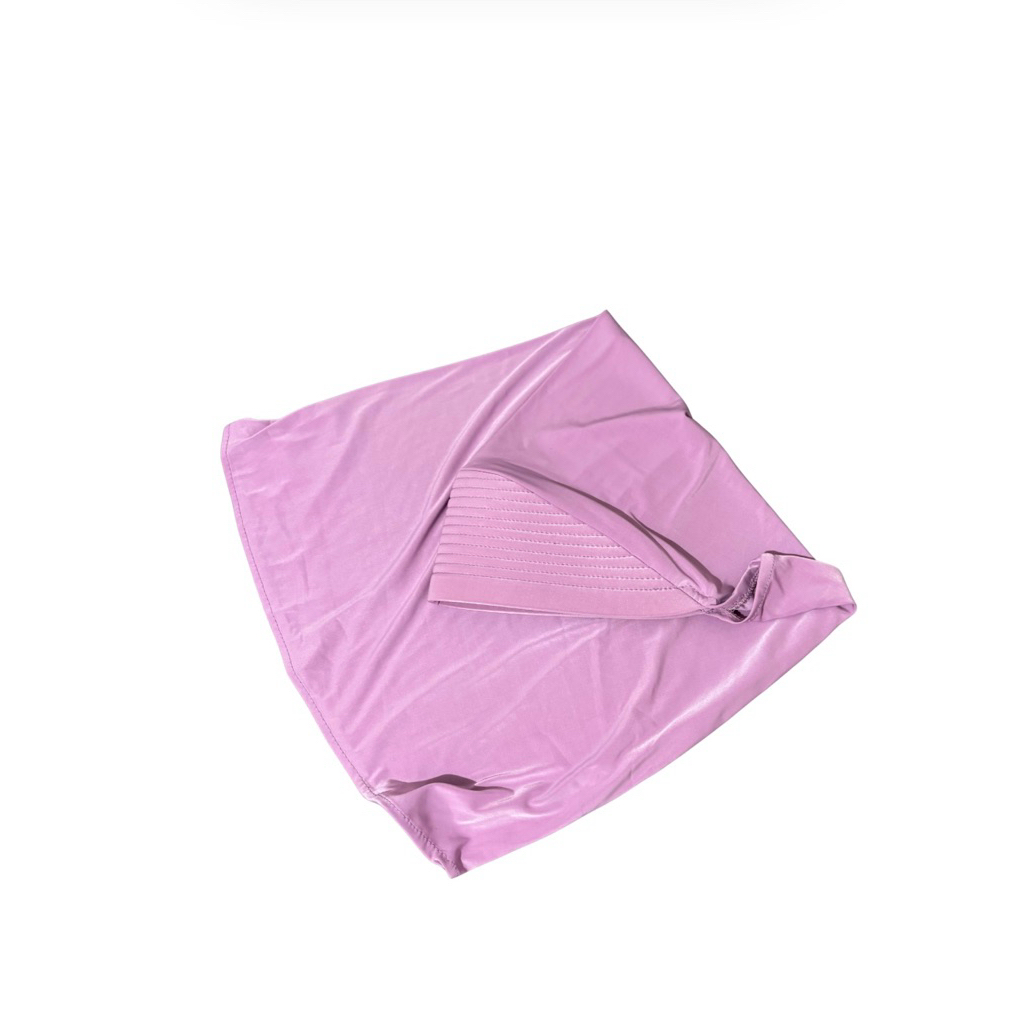 kerudung bergo pink