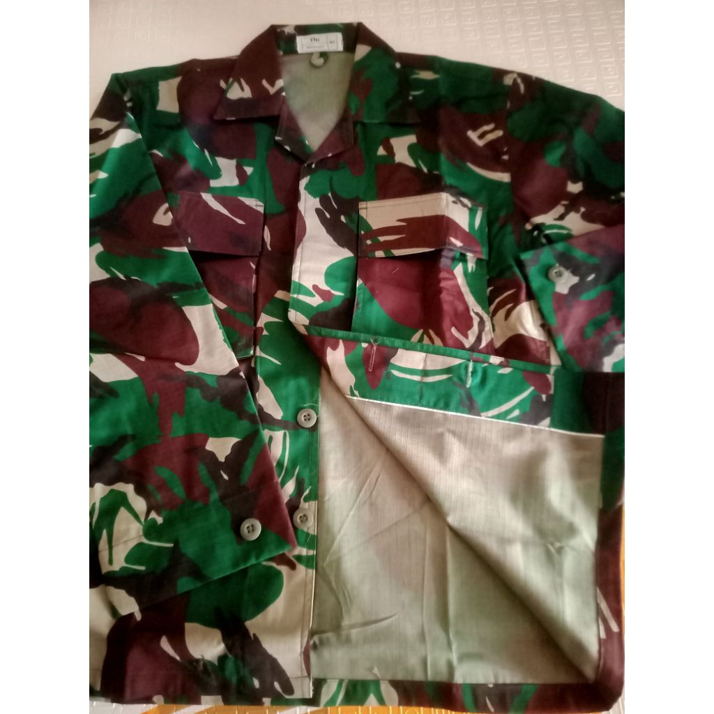 Baju TNI PDL SRITEX, Baju seragam TNI Sritex Wol Original