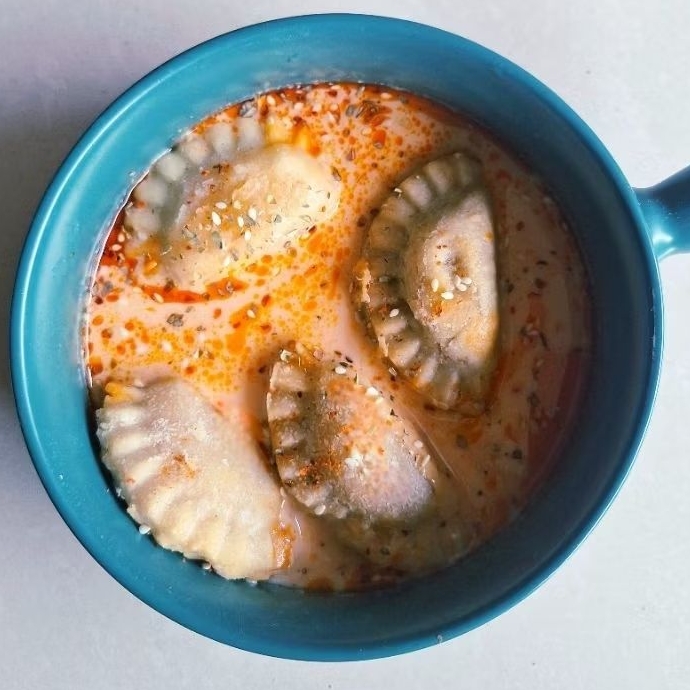 

Cireng keju ayam kuah creamy