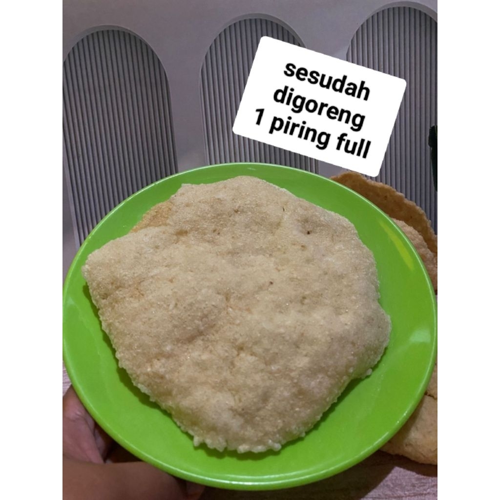 

Krupuk gendar / Krupuk nasi 20 pcs Jumbo