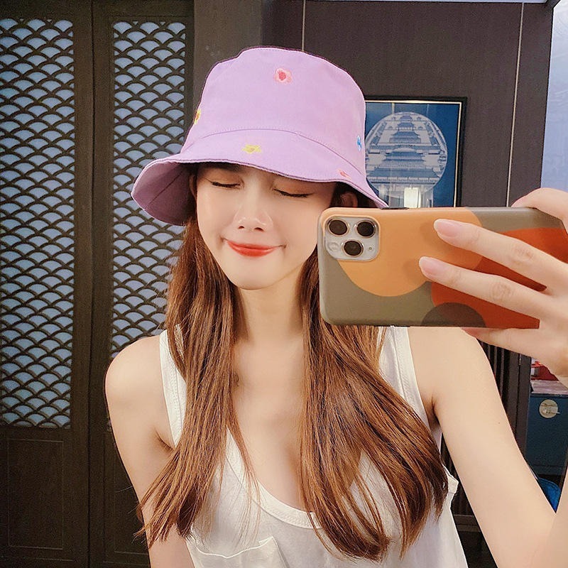 Topi Bucket Pria Wanita Motif Bunga