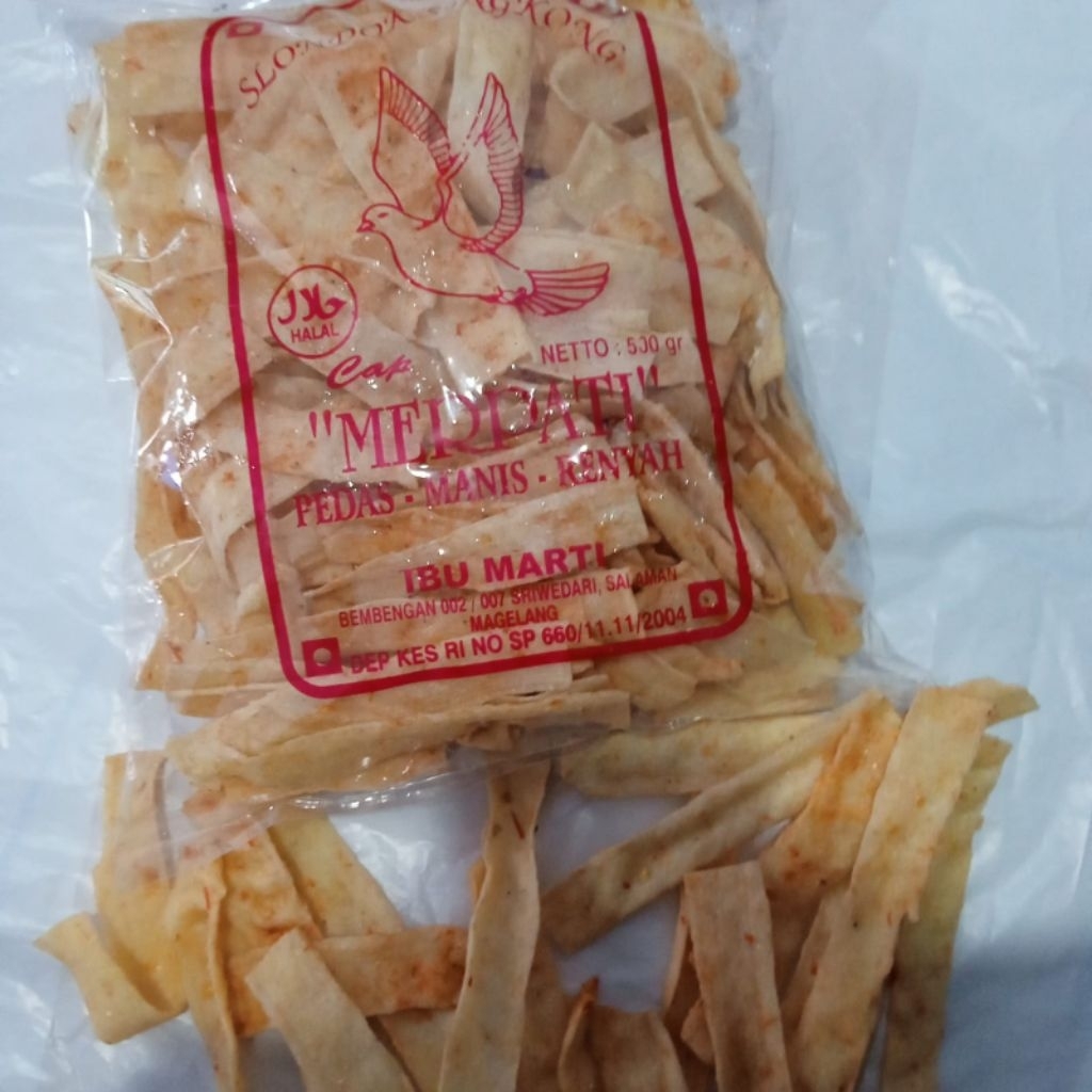 

KERUPUK SLONDOK SINGKONG PEDAS MANIS