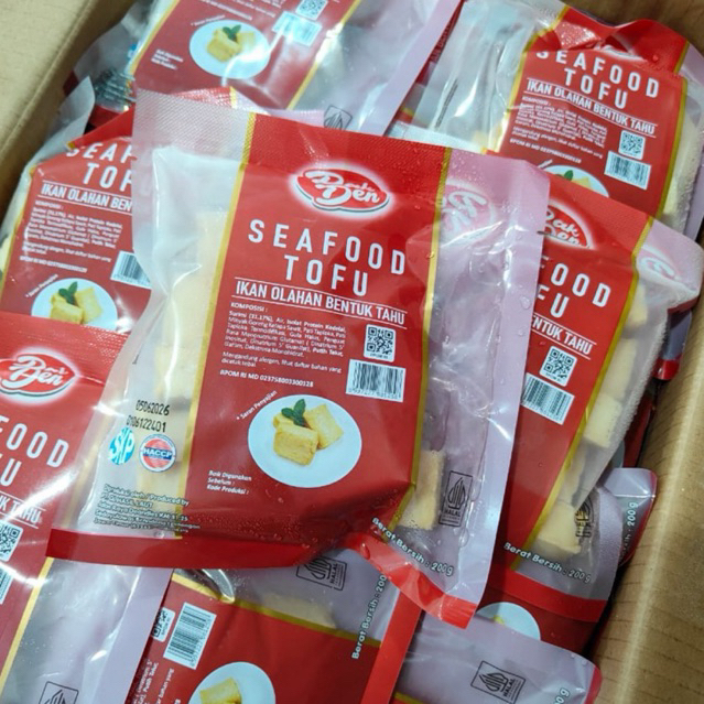 

Seafood Tofu Ikan Olahan Bentuk Tahu 200 gram