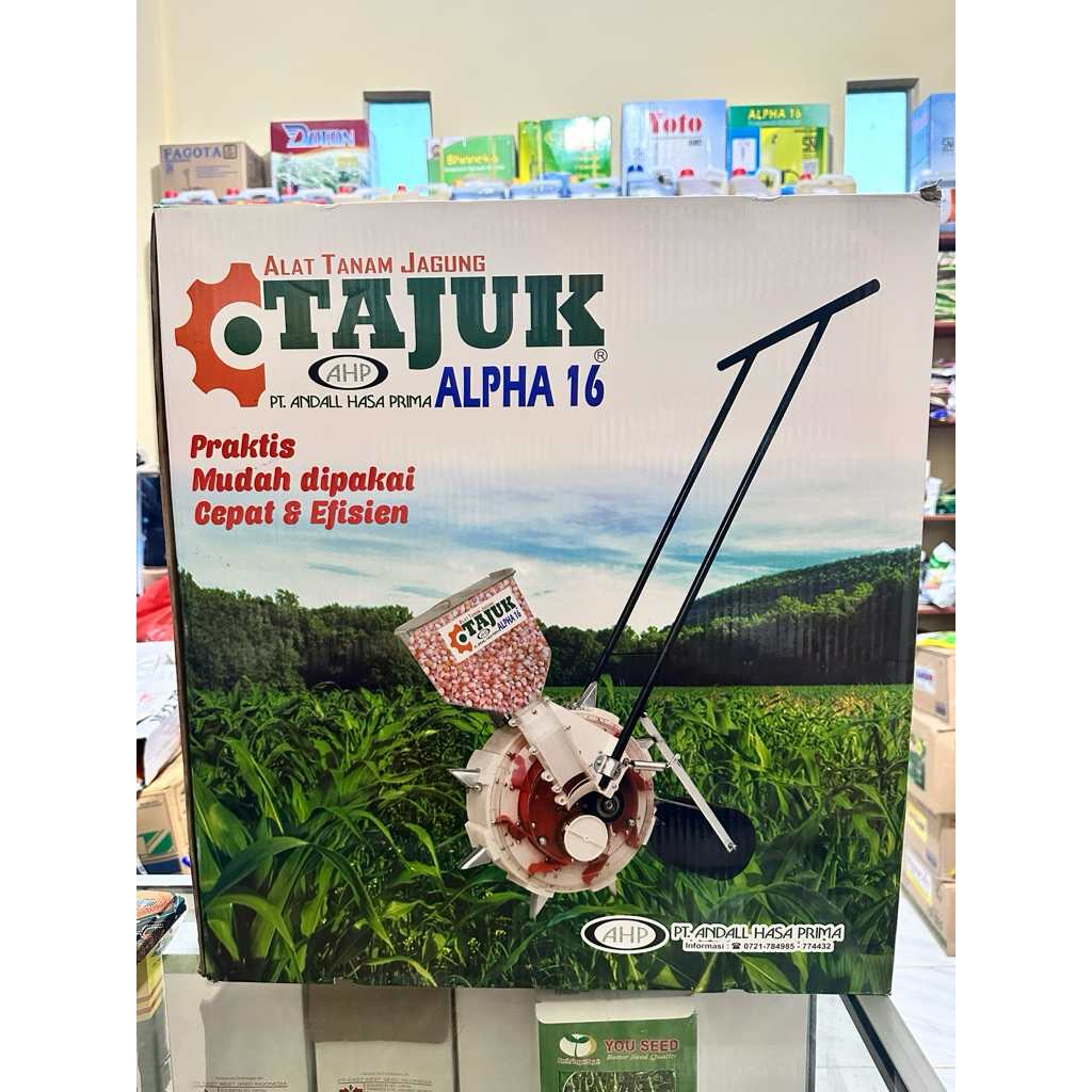 TAJUK ALPHA 16 MATA TANAM 7- ALAT TANAM JAGUNG PADI dll - otok jagung dan padi - Mesin tanam jagung