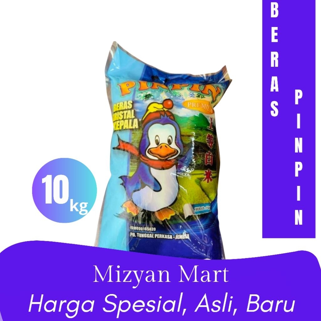 

Beras Pinpin 10kg | Beras Premium|Beras basmati