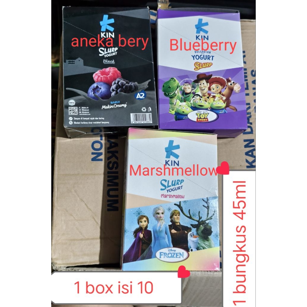 

Kin Slurp Yougurt 1 Kotak 10x45ml