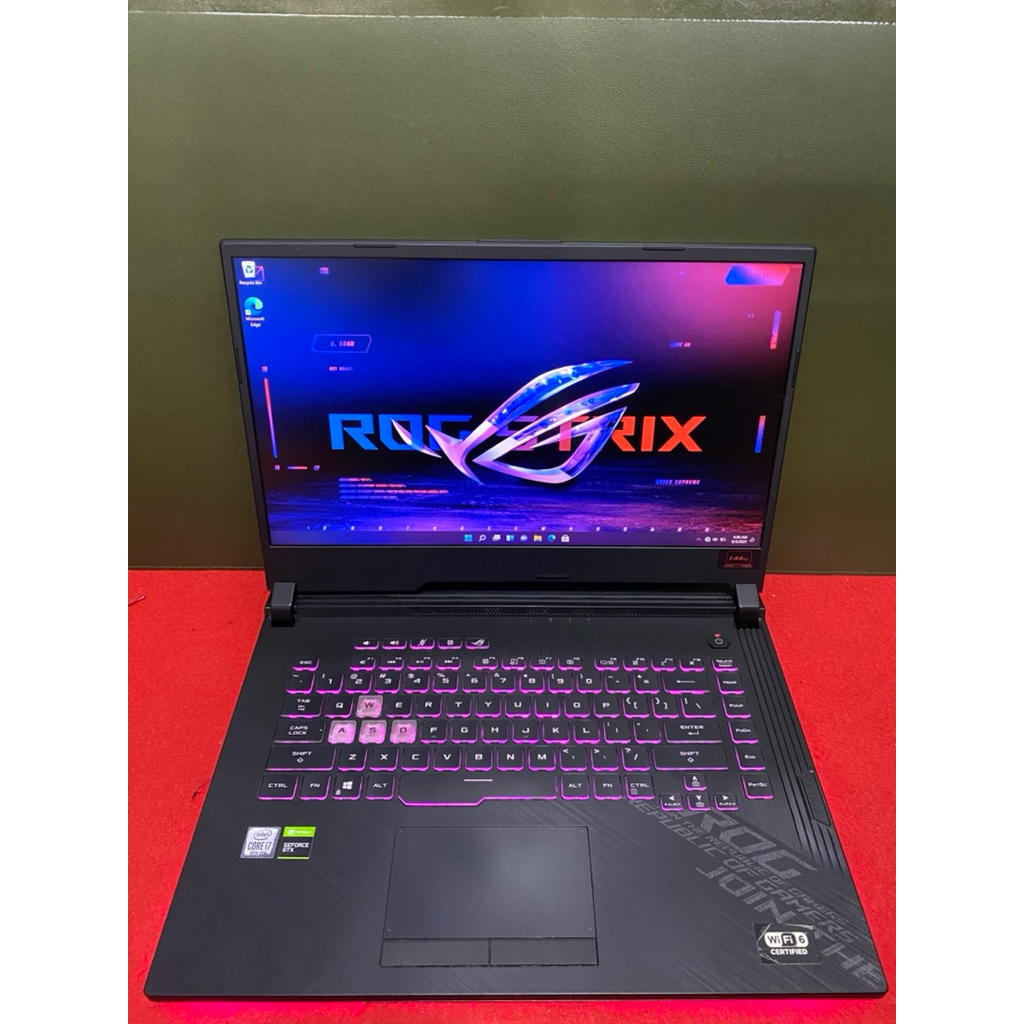 Rog strix g15 G512Li intel i7-10th gen ram 8/16 gb Ssd 512 gb Gtx 1650ti 4 gb 144hz Win 10 ori fulls