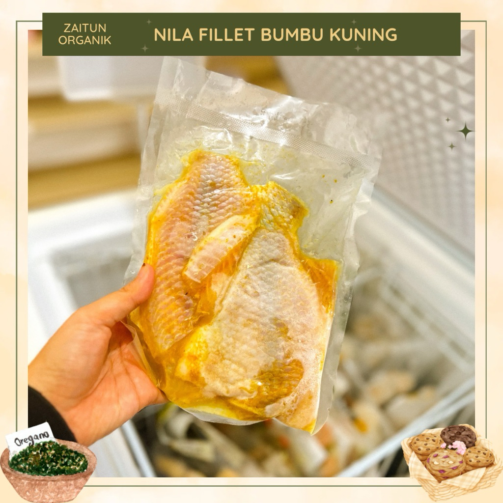 

Ikan nila fillet bumbu kuning | Nila fillet 250gr | Fillet ikan nila | Nila bumbu kuning