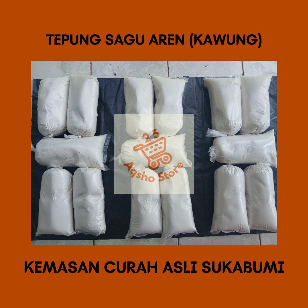 

Tepung Sagu Aren Kawung Asli Sukabumi Kemasan Curah 250 gram 500 gram 1 kg
