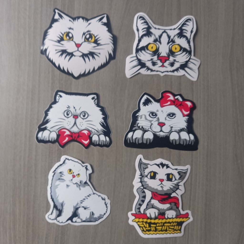 

STIKER KUCING VINYL UKURAN KECIL