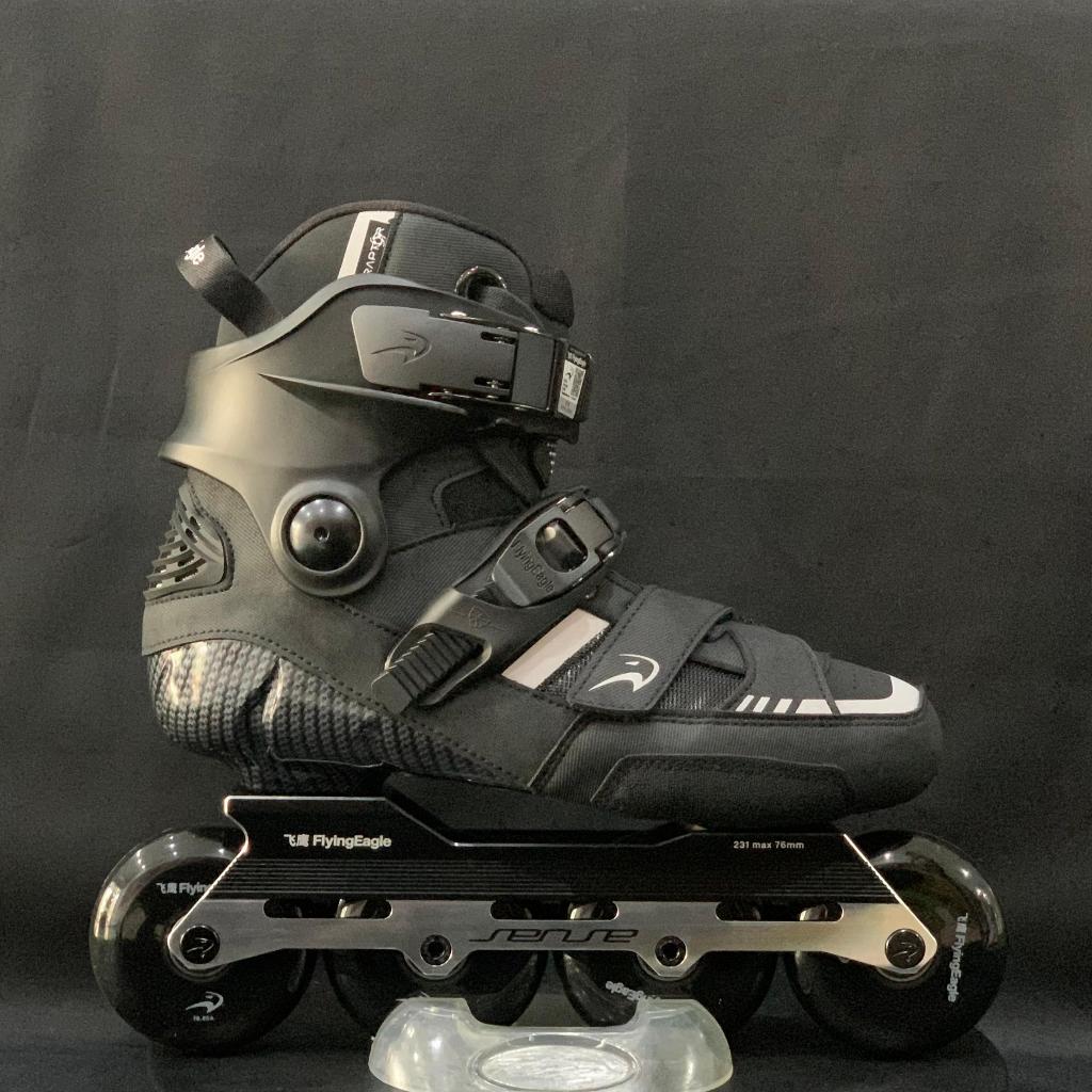 SEPATU RODA FLYING EAGLE RAPTOR CARBON BLACK