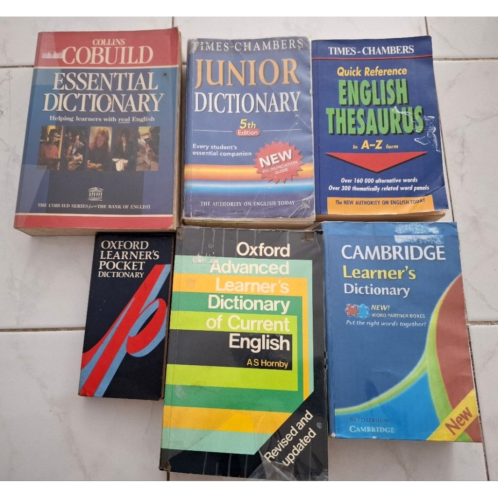 Dictionary Kamus Cambridge Oxford Thesaurus Original Preloved