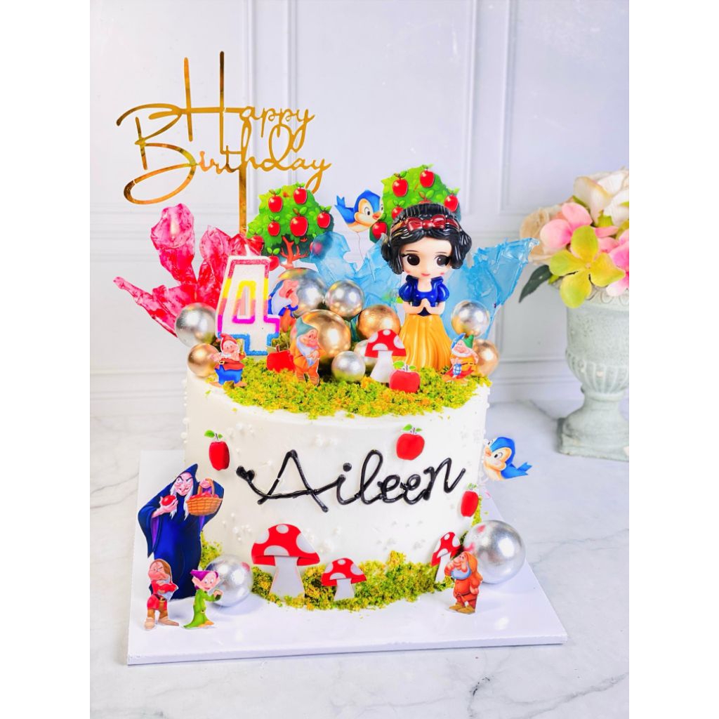 

kue ulang tahun birthday snow white