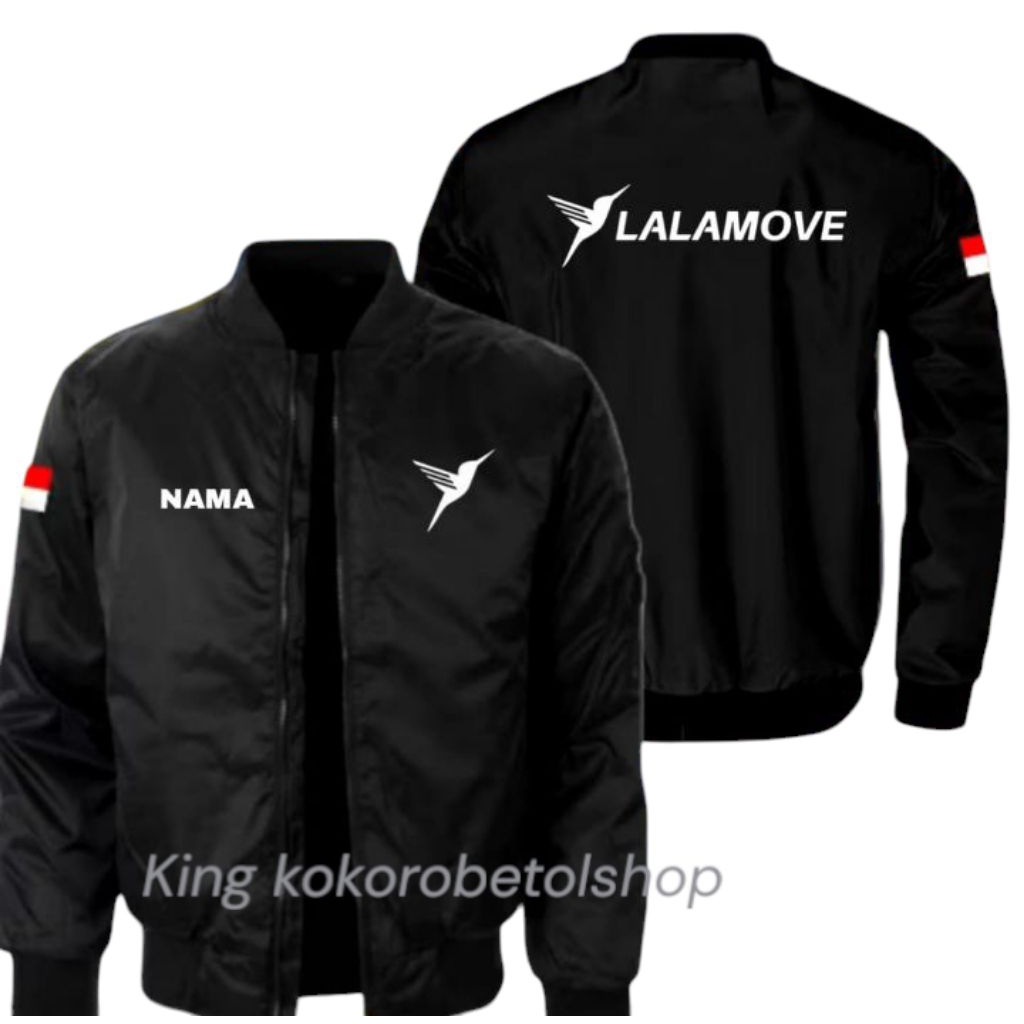 jacket LALAMOVE BORDIR COATUM FREE NAME