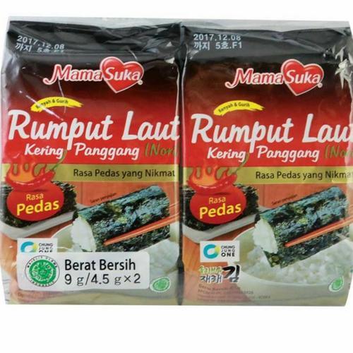 

Mamasuka Rumput Laut Pedas - 4,5 Gram x 2