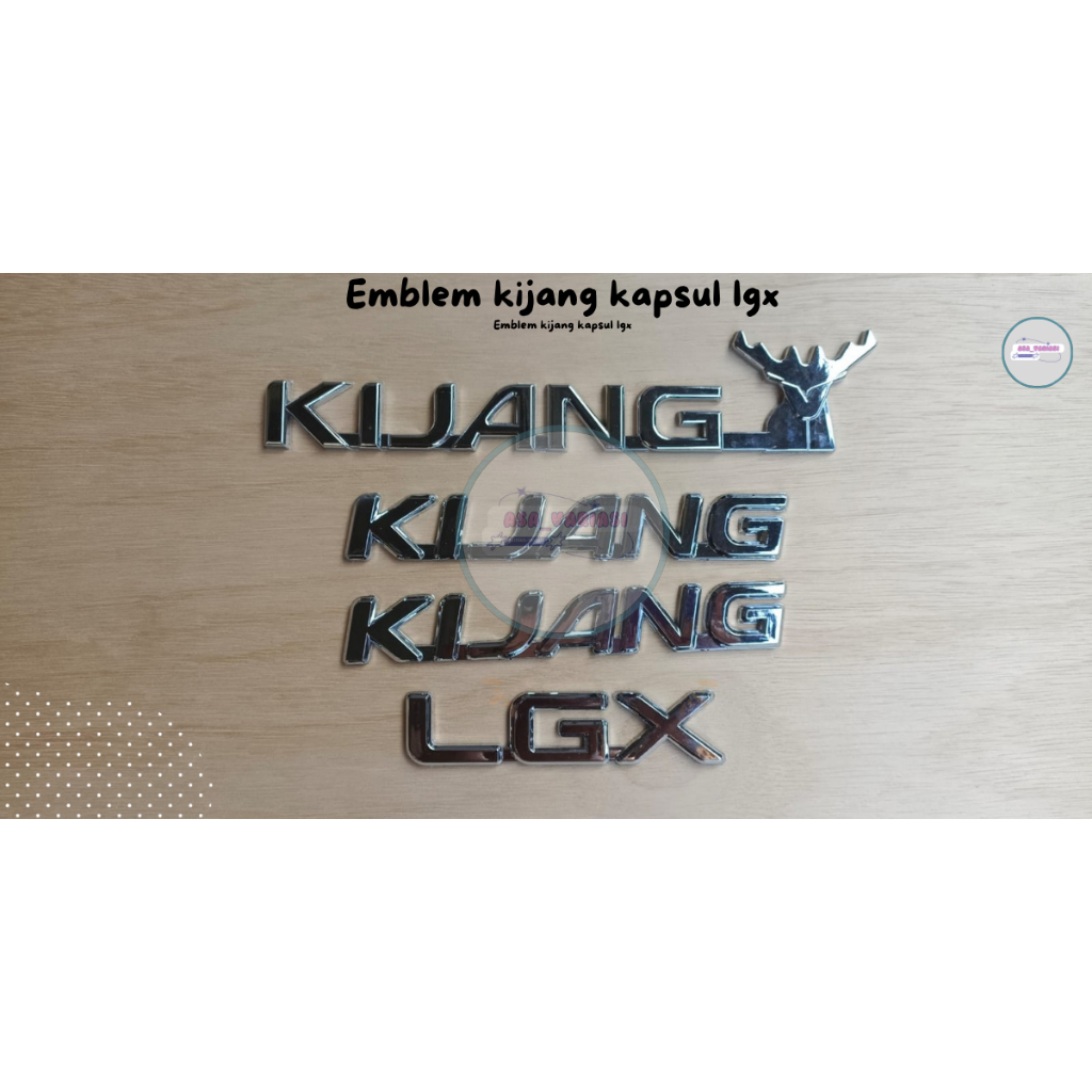 Emblem kijang kapsul Lgx / emblem kijang kapsul Lgx / kijang lgx