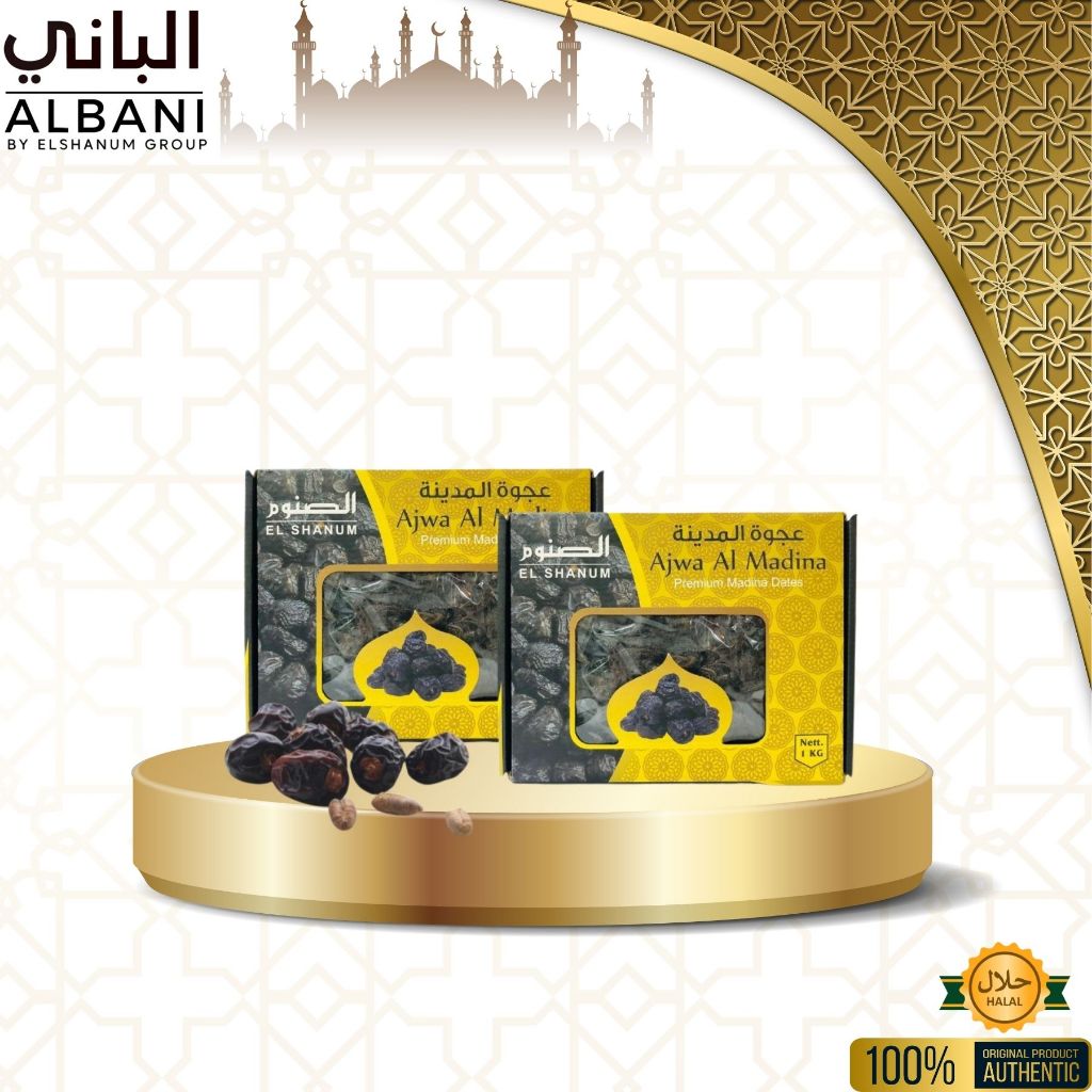 

Kurma Ajwa (GB) / 1KG Box Kuning /Kurma Nabi Asli Madinah / OLEH-OLEH HAJI DAN UMRO