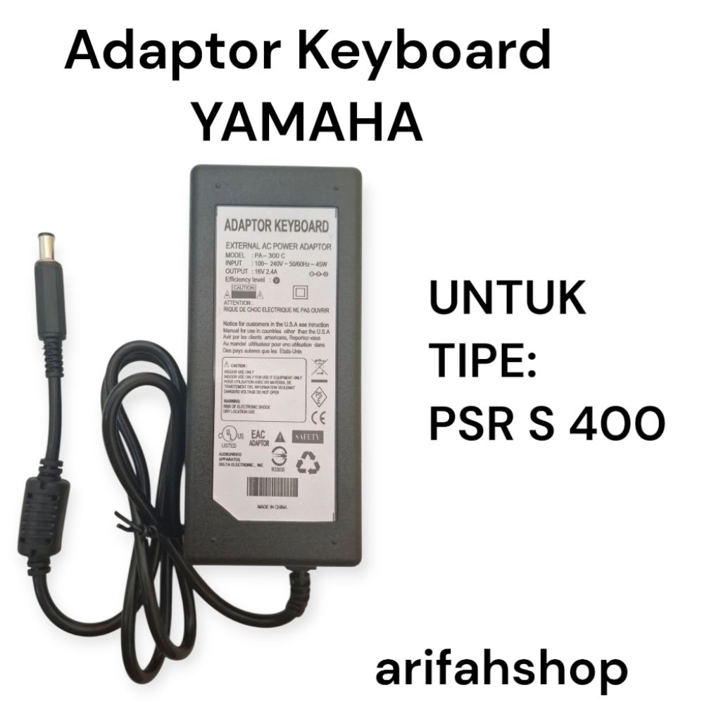 Adaptor Keyboard YAMAHA PSR S 400 Kualitas bagus.