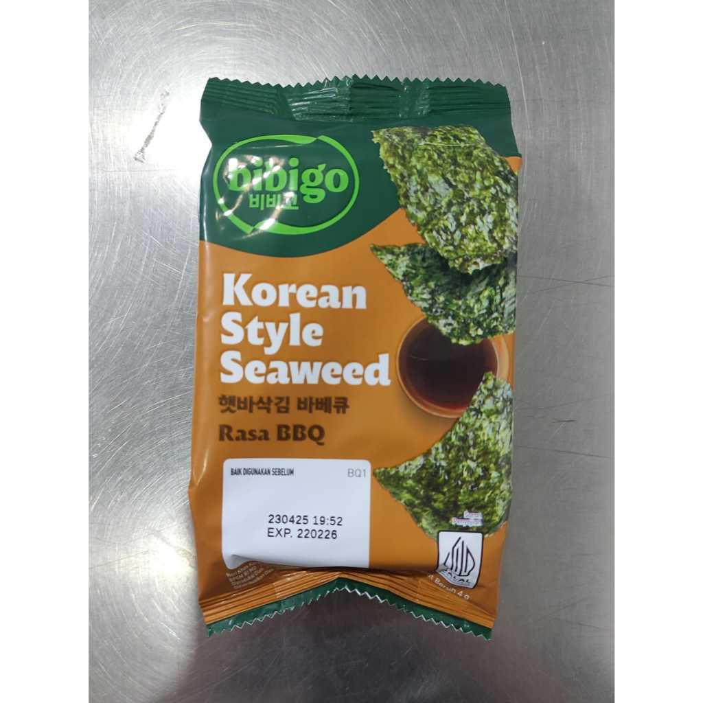 

Bibigo - Korean Seaweed - Rumput Laut - BBQ 1+1