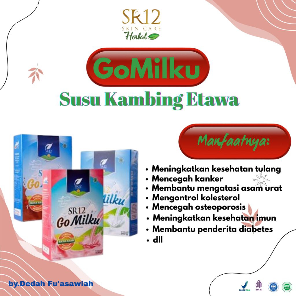 

Susu Kambing Etawa GoMilku SR12 Ukuran 200gr/Meningkatkan Sistem Imun/Menyehatkan Lambung/Melancarkan Pernapasan/Menurunkan Gula/Menurunkan Kolesterlol