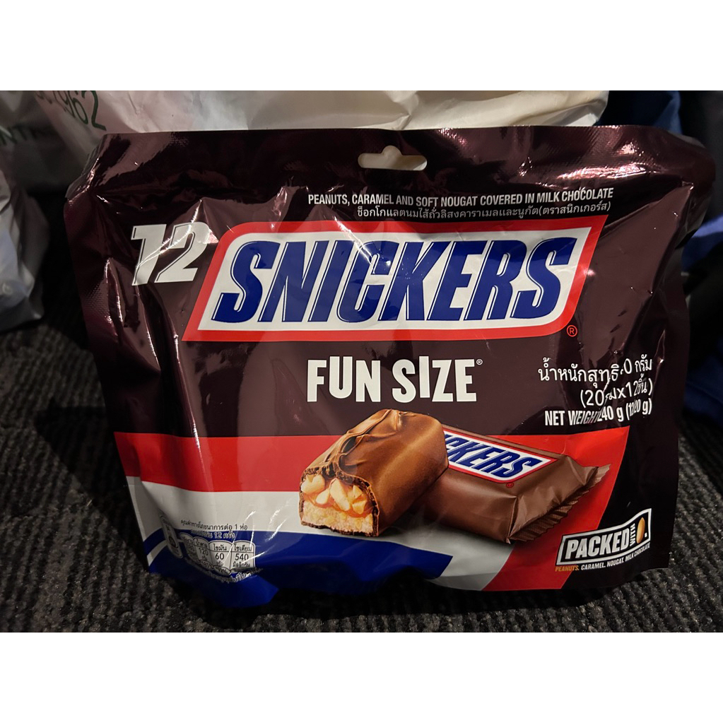 

snickers fun size isi 12 pcs