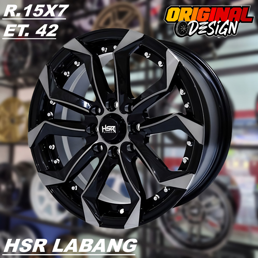 Velg Mobil AVANZA, BRIO, CALYA, LIVINA / Velg HSR Ring 15 TYPE LABANG R15