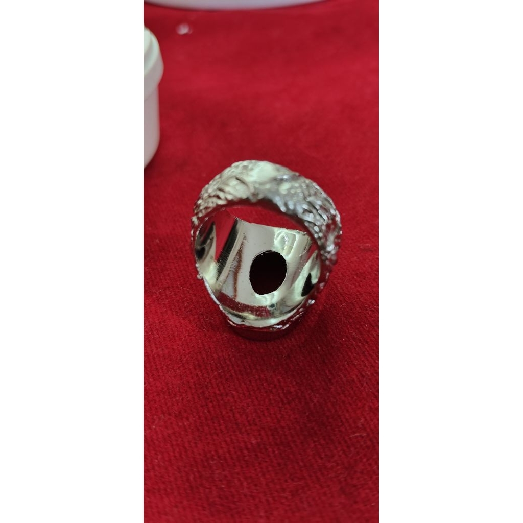 Ring Cincin Emban Alpaka Super Model Monali Kombinasi Hitam Ecer, Grosir/Kodian