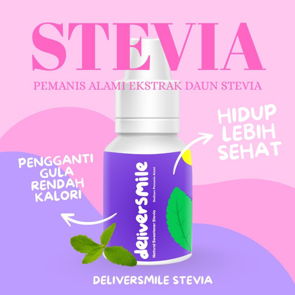 

STEVIA DELIVERSMILE 10ml - PEMANIS ALAMI EKSTRAK DAUN STEVIA