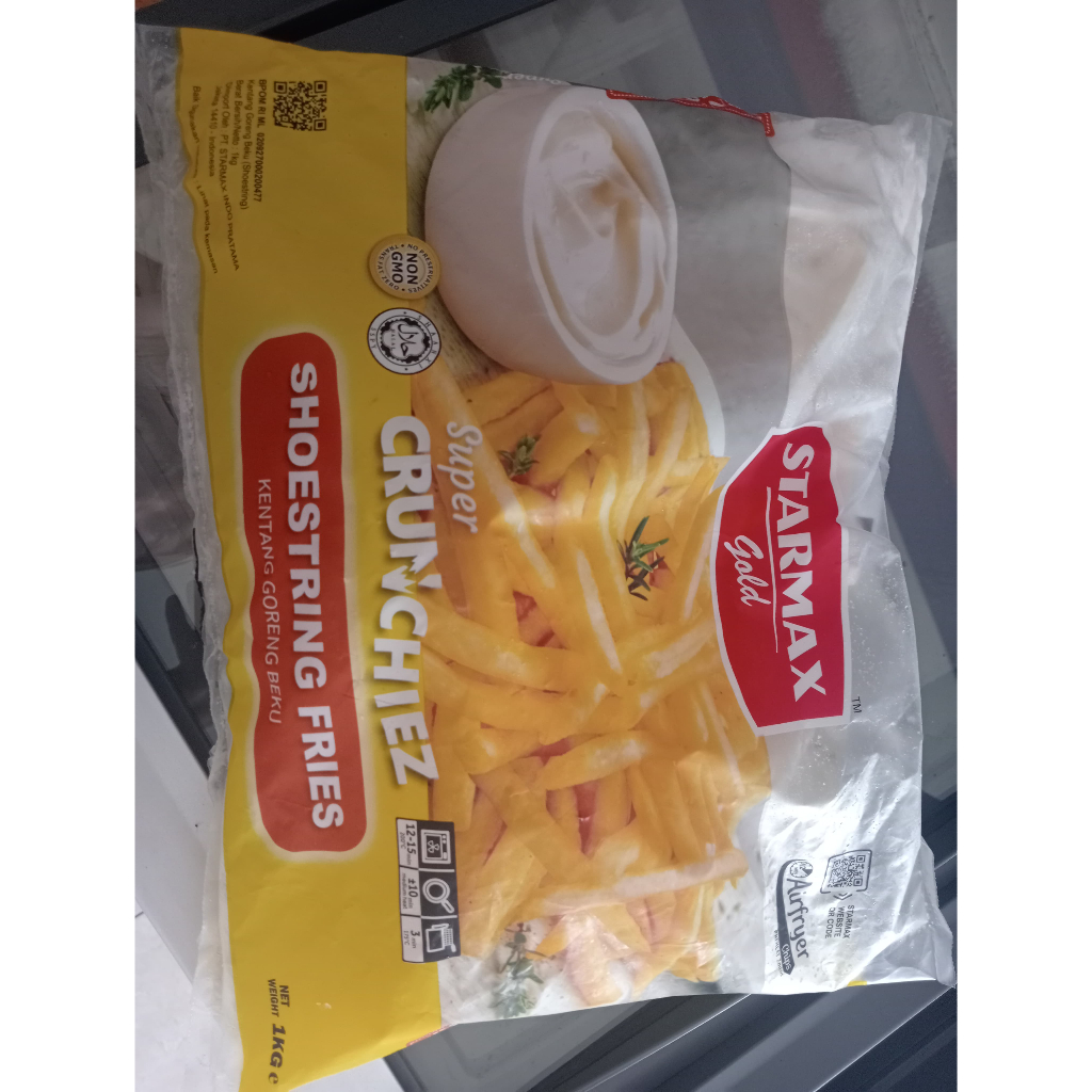 

Kentang Goreng Beku Starmax 1kg – Frozen Food Crispy & Siap Goreng