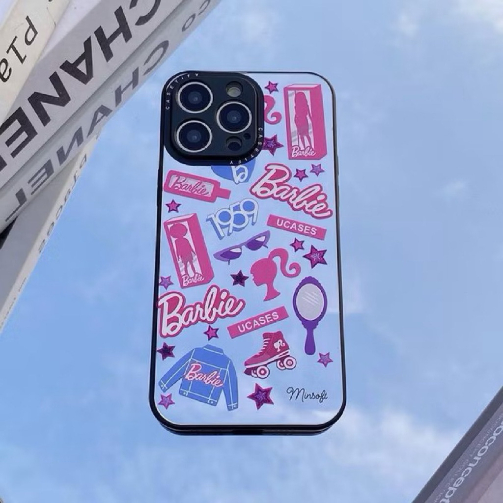 CASETIFY UCASES BARBIE MIRROR FOR IPHONE | IP 7 / 8 / SE 7+ / 8+ XR  X / XS  XSMAX  11 11 PRO 11 PRO