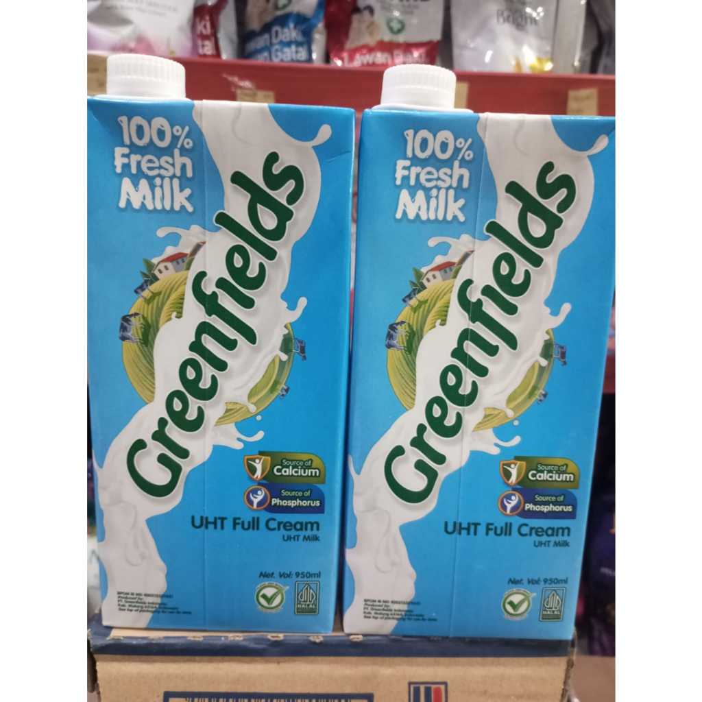 

Greenfields Susu UHT Full Cream 950ml - Daily Deals