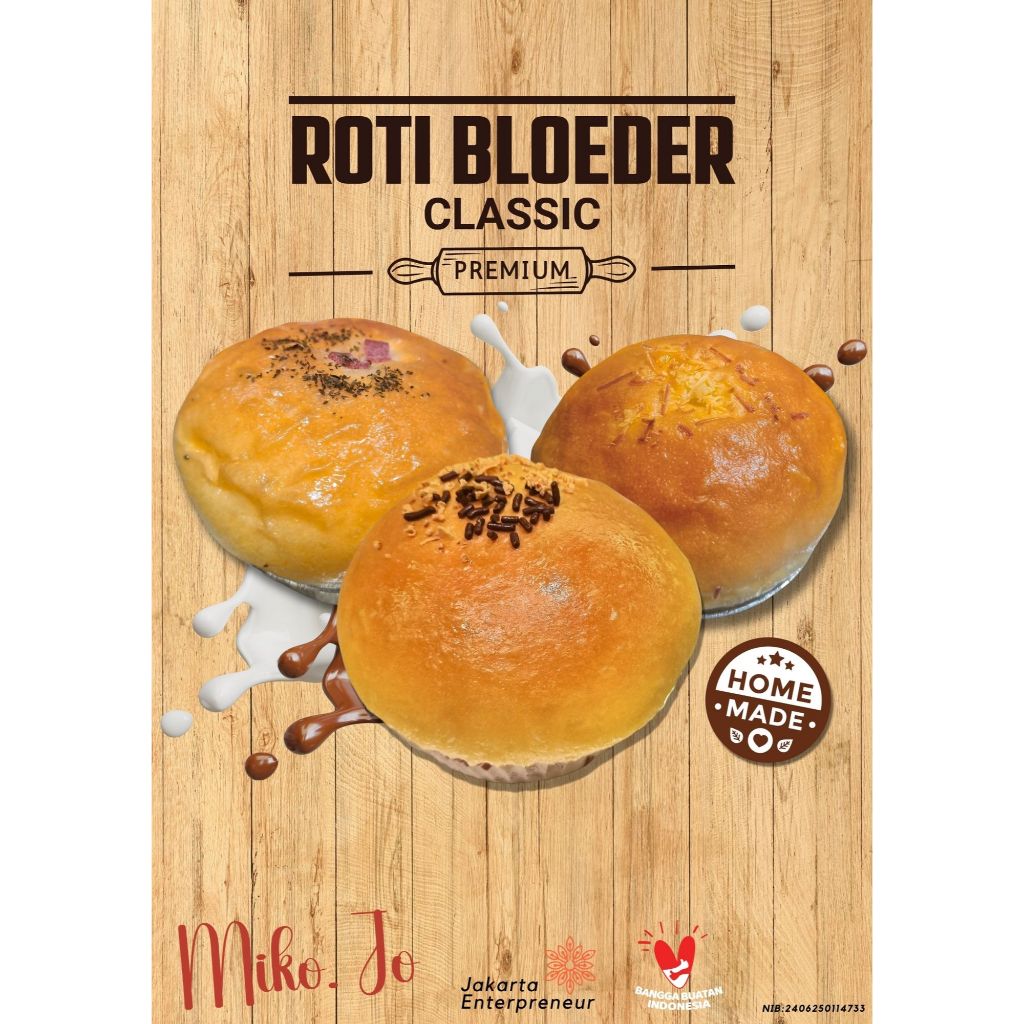 

Roti Bluder Lembut Premium – Fresh Made Tanpa Pengawet