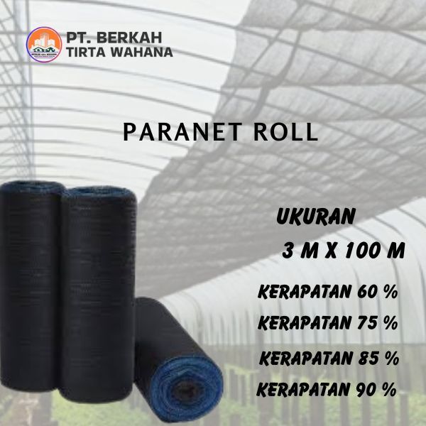 BTW - Paranet Roll Peneduh Tanaman 65% – 90% | Jaring Peneduh UV Anti Panas untuk Kebun, Kolam, Kons
