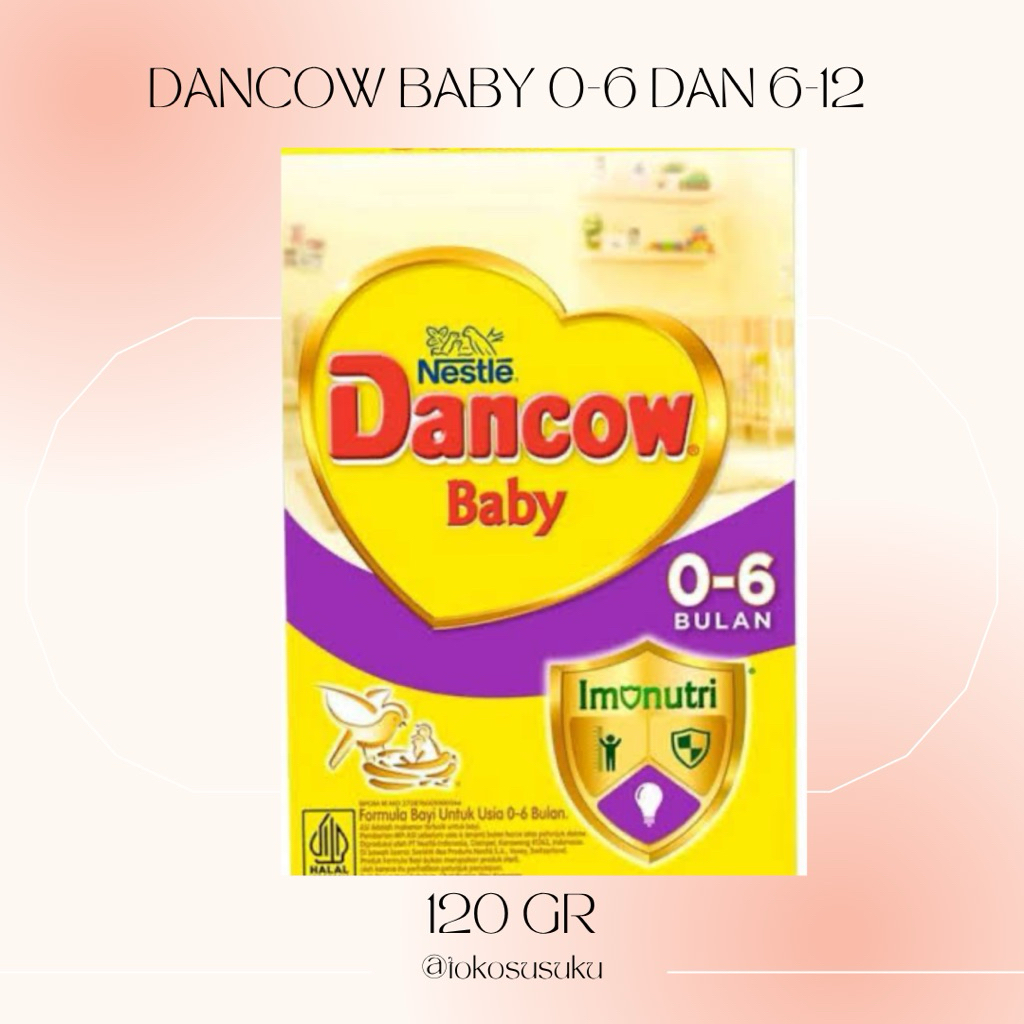 

Dancow Baby termurah 120 gr 0 6 bulan dan 6 12 bulan expired aman