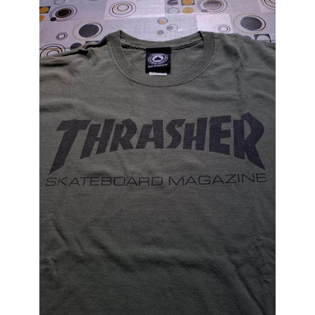 Kaos Second Trasher Skateboard Magazine mantap