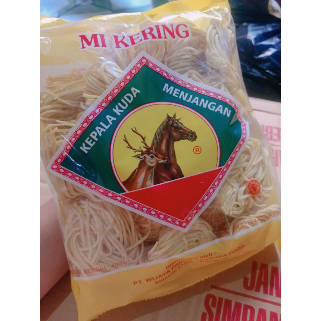 

Mie Kering/Mie gulung cap kepala kuda menjangan
