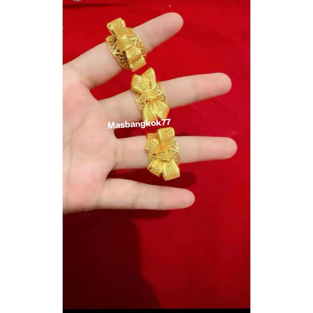 Perhiasan Mas Bangkok lapis emas 99% mirip emas asli