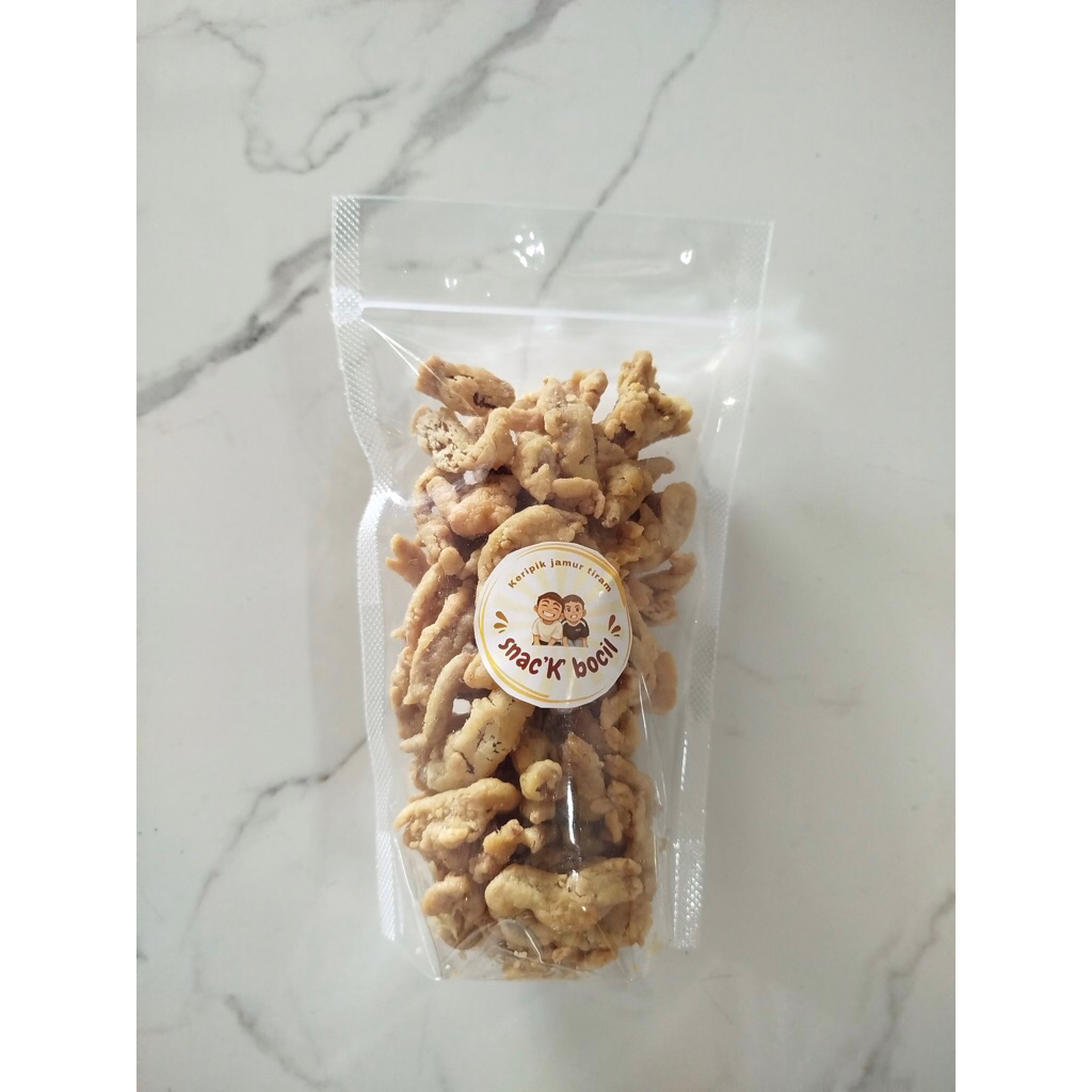 

Keripik Jamur Tiram Original Camilan Crispy